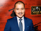 Miss Saigon's show-stopping Jon Jon Briones is poised for the press.