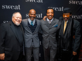 Stephen Mckinley Henderson, Sweat's John Earl Jelks, Russell Hornsby and Anthony Chisholm were all in August Wilson’s Jitney off-Broadway.