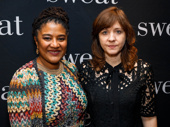 Sweat scribe Lynn Nottage and director Kate Whoriskey get together for a photo.