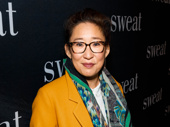 Five-time Emmy nominee Sandra Oh hits the red carpet.