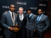 Sweat’s handsome gents: Khris Davis, James Colby, John Earl Jelks and Lance Coadie Williams.