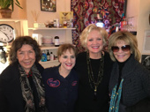 Now that's what we call squad goals! Grace and Frankie stars and fellow Broadway greats Lily Tomlin and Jane Fonda recently visited War Paint's Patti LuPone and Christine Ebersole.(Photo: Instragram.com/warpaintmusical)