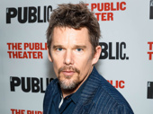 Oscar and Tony nominee Ethan Hawke snaps a pic.