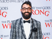 The Play That Goes Wrong's  costume designer Roberto Surace knows how to work an opening night.
