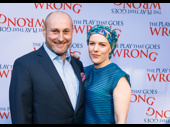 The Play That Goes Wrong director Mark Bell and his wife are ready for opening night.
