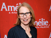 Two-time Tony nominee Amy Ryan takes a photo.