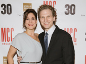 Broadway fave Stephanie J Block and her husband Sebastian Arcelus step out.
