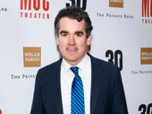 The King has arrived! Hamilton-bound Brian d'Arcy James takes a photo.