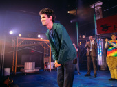 Percy Jackson takes the stage! The Lightning Thief star Chris McCarrell bows on opening night.