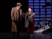 Douglas Sills as Harry Fleming and Patti LuPone as Helena Rubinstein in War Paint. 