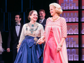 They did it! War Paint's Patti LuPone and Christine Ebersole take in the opening night curtain call.