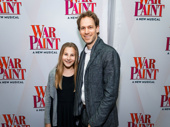 War Paint set designer David Korins and his daughter snap a pic.