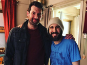 Funny man Billy Eichner is Josh Groban's latest visitor at Broadway's The Great Comet. So, when can these two hilarious guys start a Twitter account and/or web series together?(Photo: Instagram.com/joshgroban)