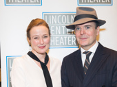 Power pair! Oslo stars Jennifer Ehle and Jefferson Mays are ready for their Broadway opening.