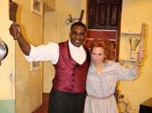 There's no place like the Barrow Street Theatre! Norm Lewis and Carolee Carmello get ready to take on Sweeney Todd off-Broadway!(Photo: Twitter.com/sweeneytoddnyc) 