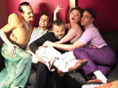 Ta ta for now, Paramour! Blakely Slaybaugh, Ryan Vona, Jeremy Kushnier, Ruby Lewis and Bret Shuford pile up following the Cirque du Soleil musical's final performance at the Lyric Theatre. Harry Potter and the Cursed Child is scheduled to fly into the theater next.(Photo: Instagram.com/rubylewla)   