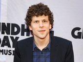 Stage and screen star Jesse Eisenberg snaps a pic.