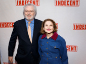 Four-time Tony nominee Tovah Feldshuh and her husband Andrew Levy have arrived.