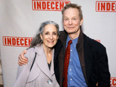 Tony winner Bill Irwin and his wife Martha Roth attend the Broadway opening of Indecent.