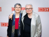 Indecent scribe Paula Vogel and her wife Anne Fausto-Sterling celebrate Vogel’s Broadway debut.