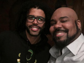 Lafayette! Hamilton Tony winner Daveed Diggs snaps a selfie with James Monroe Iglehart, who is playing the role Diggs originated in Hamilton.(Photo: Instagram.com/jmiglehart)