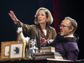 Allison Janney as Ouisa and John Benjamin Hickey as Flan in Six Degrees of Separation. 