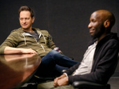 Josh Charles and Phillip James Brannon in The Antipodes.