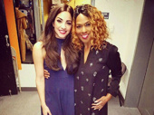Star power pair! On Your Feet!'s Ana Villafañe snaps a pic with Tony winner Jennifer Holliday backstage.(Photo: Instagram.com/anavillafaneofficial)
