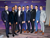 How dapper do these guys look? Anastasia's male ensemble: Kyle Brown, James A. Pierce III, Ian Knauer, Constatine Germanacos, Zach Adkins, Dustin Layton, Ken Krugman, Johnny Stellard and Wes Hart.