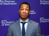 Six Degrees of Separation's Corey Hawkins snaps a pic.