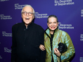 Six Degrees of Separation scribe John Guare and his wife Adele Chatfield-Taylor are all smiles for Guare's Broadway opening.