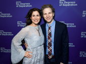 Tony nominee Stephanie J. Block and her husband Sebastian Arcelus spend date night at the Broadway opening of Six Degrees of Separation. 