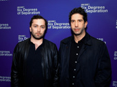 Emmy nominee David Schwimmer and guest take a photo.