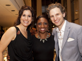 Some of our fave theater peeps! Stephanie J. Block, Montego Glover and Sebastian Arcellus take a group pic.(Photo: Chasi Annexy)