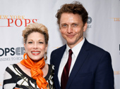Theater couple Marin Mazzie and Jason Danieley are all smiles.