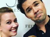Throwback to Lysistrata Jones! Former co-stars Patti Murin and Andrew Rannells met their mini-mes at Lewis Flinn's recent 54 Below concert.(Photo: Instagram.com/andrewrannells)