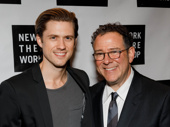 Next to Normal original star Aaron Tveit also suited up to celebrate. Congrats to Michael Greif!