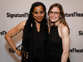 Venus playwright Suzan-Lori Parks and director Lear deBessonet celebrate their off-Broadway opening.
