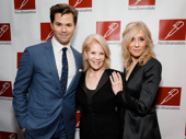 Falsettos Tony nominee Andrew Rannells and two-time Tony winner Judith Light serve face with Daryl Roth.