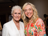 Powerful theater women! Glenn Close and Rachel Bay Jones are ready for their close-up.
