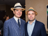 Oslo's Tony-nominated star Jefferson Mays and scribe J.T. Rogers always have strong hat game.