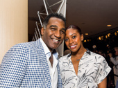 Sweeney Todd star Norm Lewis takes a photo with A Doll's House, Part 2's Condola Rashad.