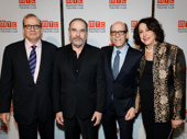 Congrats to Matthew C. Blank! The evening’s host Mandy Patinkin as well as MTC’s Executive Producer Barry Grove and Artistic Director Lynne Meadow snap a group photo with this year’s honoree.	