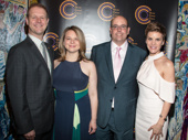 Come From Away's Outer Critics Circle winners: music duo David Hein and Irene Sankoff, director Christopher Ashley and standout performer Jenn Colella. 