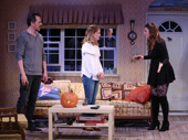 Darren Pettie as Graham, Ella Dershowitz as Tanya and Amber Tamblyn as Miranda in Can You Forgive Her?. 
