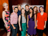 The Great Comet’s standout hoofers snap a pic: Pearl Rhein, Andrew Mayer, Josh Canfield, Mary Spencer Knapp, Billy Joe Kiessling, Shoba Narayan, Courtney Bassett and Ani Taj. Congrats to all of the nominees! The winners will be announced on September 11.