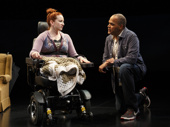 Katy Sullivan as Ani and Victor Williams as Eddie in Cost of Living. 