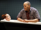 Katy Sullivan as Ani and Victor Williams as Eddie in Cost of Living. 