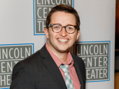 Dear Evan Hansen's Will Roland is all smiles for the Falsettos premiere.