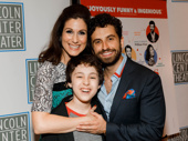 Awww! Stephanie J. Block, Brandon Uranowitz and Anthony Rosenthal snap a sweet pic at the Falsettos premiere.